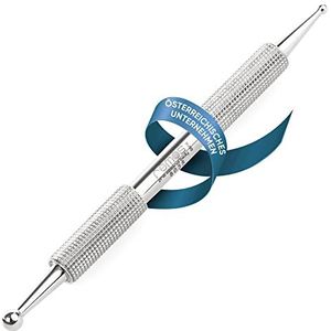 REMOS Acupressuurstift en meridiaanstift Roestvrij Staal Lengte 10 cm Kogel Ø 2.5/4.5 mm