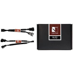 Noctua NA-SYC1, 4-Pins Y-Kabels voor PC-Ventilatoren (Zwart)