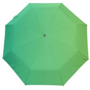 GAIREG Groene Gradiënt Winddichte Auto Reizen Paraplu Compacte Vouw