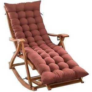 Zonneligstoel Ligstoel Opvouwbaar Tuinligstoel Outdoor Lounge Stoel Opklapbare Schommelstoel Ligstoel Bamboe Stoel Tuin Ligstoel Dutje Stoel Rugleuning Fauteuil Recliner Opvouwbare Relaxstoel Ligstoel