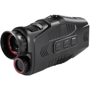 Nachtzichtbril, 1080P Nachtkijker for de jacht Infrarood 5x digitale zoom Jachttelescoop met 1,5 inch scherm 32/64 IF-kaart Volledig donker 300 m voor kamperen en jagen