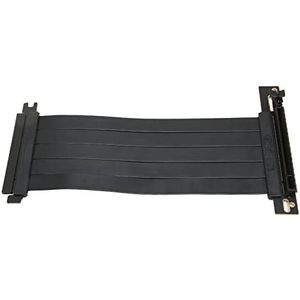 Grafische Kaartverlenger, 128 Gbps Stabiele PCIE 4.0 X16-verlenger 7,9 Inch Lang voor Chassis (Zwart)