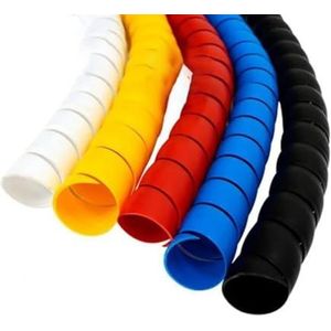BPABDEITR Kabelmouworganizer met spiraalwikkeling, 1 meter, veelkleurig, 6-30 mm(18mm inside diameter,Schwarz)