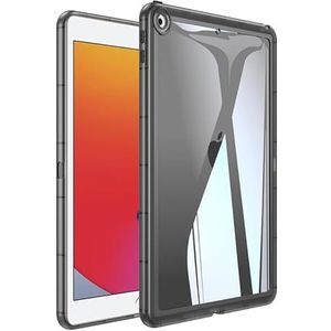 Voor iPad 9.7 6e/5e Generatie Tablet Case, Zachte Clear Transparante Case Voor iPad 9.7 Inch 2018/2017, Schokabsorptie, Slim Fit Lichtgewicht Bumper Case, Grijs