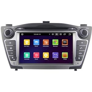 Android 14 GPS Navigation Stereo voor Hyundai Tucson IX35 2009-2015 8 Inch 2 Din Car Stereo Radio met CarPlay AHD Omgekeerd beeld Bedieningselementen op het stuur Bluetooth(S1 1G+32G)