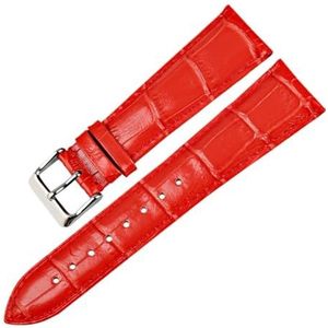 LQXHZ Mode Lederen Horloge Band 12/14/16/17/18/19/20/22mm Horlogebanden Riem Armband Geel Blauw Roze Rood Vrouwen Horlogeband, 19mm, agaat