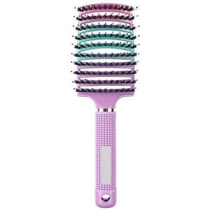 Haar Hoofdhuid Massage Kam Haren Nylon Haarborstel Natte Krullend Ontwarren Antistatische Haar Borstel Voor Salon Kappers Styling Tools (A12)