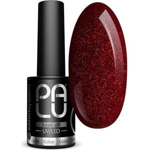 PALU - UV Nagellak LED Hybride Lak - Gel Nagellak UV BUENOS AIRES - Glad oppervlak - Hoge pigmentatie - Blijft tot 3 weken zitten - Professionele kwaliteit nageldesign - 11 g - BU2 - Rood