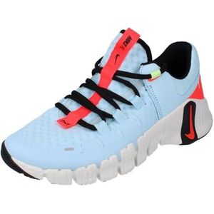 Nike Basketbalschoenen voor dames, Glacier Blue Bright Crimson 400, 8.5