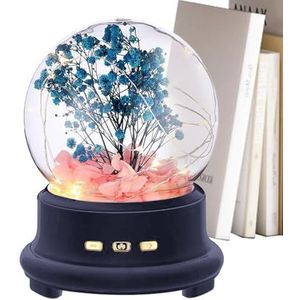 wqibq Muziekbox luidspreker, eeuwige bloem draadloze luidspreker - Dream Music Light Flower Speaker Decoratie - Lichtgevende bal Lichtshow Draadloze luidspreker, eeuwige roos, gemakkelijk te gebruiken