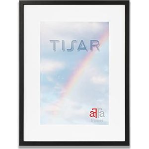 aFFa-frames, Tisar, houten fotolijst, helder, rechthoekig, met acrylglas front, zwart, 50 x 70 cm