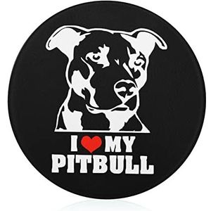 I Love My Pitbull Snijplank Gehard Glas Snijplank voor Keuken Restaurant