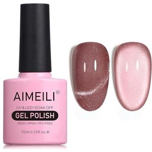 AIMEILI Hema Free Cat Eye Gel Nagellak UV LED Gellack Soak Off Vegan Cruelty-Free Gel Polish 10ml (734)