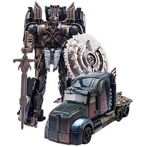 Transformer-Toys Speelgoed: W8083 Lichtmetalen Versie Optimus-Prime Transformer-Toys Speelgoed Beweegbare Poppen, Lichtmetalen Actiefiguren, Kinderen Van 15 jaar En Ouder 12 Inch Hoog