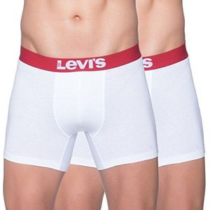 Levi's Heren Levis 200sf Boxer Brief 2p Boxershorts (2 stuks), wit (wit 317), XL