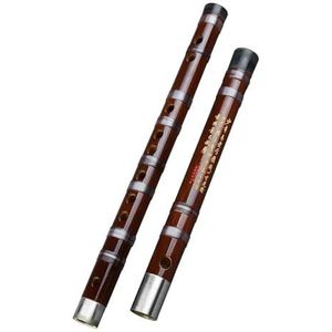 Professionele bamboefluit Bruine Fluit Handgemaakte Bamboefluit Muziekinstrument Professionele Fluit Met Lijn Ook Geschikt Voor Beginners (Color : G)
