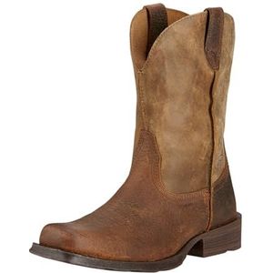 ARIAT Men's Rambler Wide Square Toe Western Boot, Wicker, 10 M US