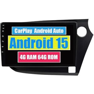 RoverOne Auto Stereo CarPlay Hoofd Unit voor Honda Insight 2 2009 2010 2011 2012 2013 2014 Android Auto Touchscreen Sat Navi Bluetooth WiFi Radio Speler