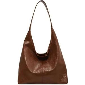 Handbags Red Womens Shoulder Bag Vintage Large Capacity Casual Tote Bag Autumn And Winter Handbag-Qian Zong-37X27X11Cm