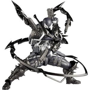 Kaiyodo Revoltech Amazing Yamaguchi Agent Venom Totale hoogte ca. 6,7 inch (170 mm), niet-schaal, PVC & ABS, voorgeschilderde actiefiguur