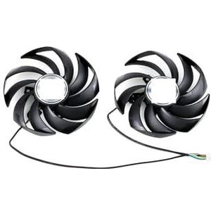 PLD09210S12HH Koelventilator voor MSI voor RTX 3060 3070 3080 3090 Ti RX 6800 XT voor GAMING X TRIO Grafische kaart(Black 2-Fan)