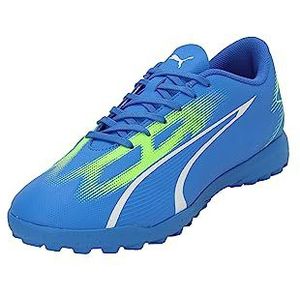 PUMA Ultra Play Tt heren Voetbalschoen Technische Sport Schoen,Ultra Blue PUMA Wit Pro Groen,40 EU