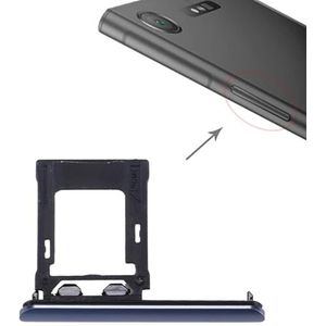 ZZjingli SIM/Micro SD-kaartlade, dubbele lade for Sony Xperia XZ1 (zwart) (roze) (blauw)(Blue)