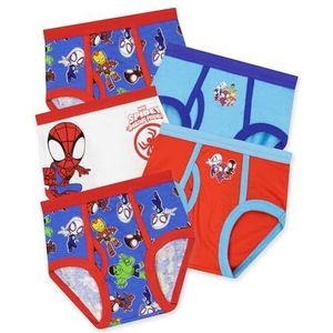 Marvel Jongens Ondergoed, Spidey And His Amazing Friends 5 pack Boxershorts, Spiderman Kinder Ondergoed, Veelkleurig 92