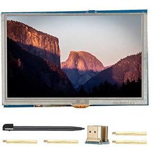 Touchscreen-monitor, 5 inch HDMI LCD HD-display Gaming-monitor Externe monitorweergave-indicatoren voor PI2 / B + -monitor