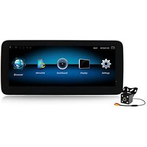 Android 15 Auto Stereo Radio voor M-ercedes Bnz GClass AMG 2012-2019 GPS Navigatie 10.25in Touchscreen MP5 Multimedia Speler Video Ontvanger met WiFi 4G DSP Carplay,Ntg4.0,N8