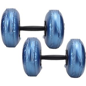 Met water gevulde halter, draagbare halter PPC-materiaal voor armspiertraining voor het vormgeven van fitness Armspiertraining voor vrouwen(Blauwe 8-10KG halster)