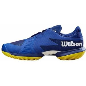 Wilson Heren KAOS Swift 1.5 tennisschoen, blauw/zwavel lente/blauwe print, 12 UK, Blauwe Zwavel Lente Blauwe Print, 12 UK