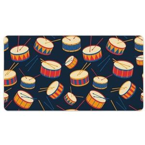 Drums En Sticks Mode Bureau Muismat Antislip Gaming Muismat Accessoires Decor 40X75cm