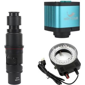 4K Ultra HD 1080P HDMI USB Digitale Video Microscoop Camera 100X 300X C-Mount Lens Professionele Telefoon PCB Soldeer Reparatie Gereedschap(90X WD170)