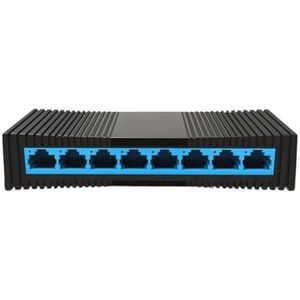 SOEWGAIJI 8-poorts Gigabit Ethernet-switch Netwerkhub RJ45 Plug and Play 1GbE Automatische Internet Splitter MDI/MDIX TL-SG1008M (Kleur: EU Adapter)