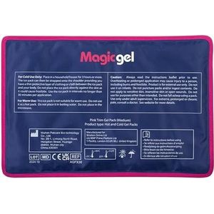 Magic Gel Medium Koelpads, koelaccu, herbruikbaar koelpak, flexibele koelcompres, koelkussen, koelzakken