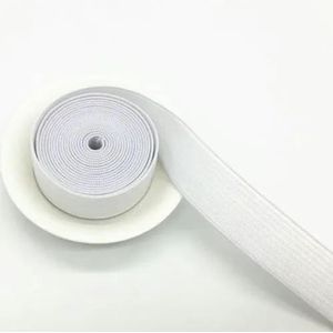 Elastiekjes 20 mm 1 meter platte nylon rubberen band singels naaien broek ondergoed beha kleding rubberen elastische tailleband-wit-2cm elastische banden-1 meter