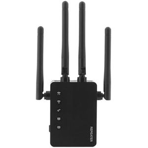 Dual Band WiFi Repeater 1200Mbps Draadloos Netwerksignaalversterker 2.4G 5GHz Langeafstandsversterker For Thuiskantoor Wi-Fi Repeater Uitgebreide Dekking