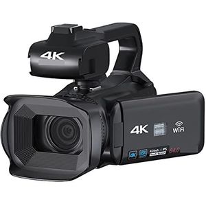 Volledige 4K Professionele Camcorder 64MP Video Camera for Streaming Digitale Webcam Fotografie Vlog Recorder 18X Autofocus Multifunctionele Camcorder(Size:16G SD Card)