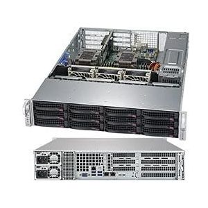 Barebone Server 2 U Dual 3647 12 Hot-swap 3.5"" 1200W Redundante Titanium SuperServer 6029P-WTRT