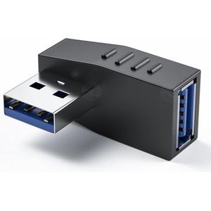 Ruarby 90 Graden USB Extension Adapter USB3.0/2.0 Vrouwelijk naar USB3.0/2.0 Mannelijke Converter Uitgebreide Data Sync Connector 10Gbps