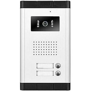Draadloze intercoms, 700TVL Waterdichte Intercom Systeem Video Deurtelefoon Outdoor Camera IR Licht Vision Met Multi Call Knoppen for Appartement/Woningen(520C-2)