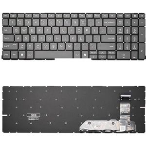 Voor HP voor EliteBook voor 660 G11 665 665R voor ProBook 460 465 VS Engels Toetsenbord Achtergrondverlichting N98507 N95986-001(US Grey Org Ai)