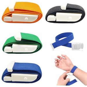 svpfuo 4 stuks stuwslang, tourniquet, aderstuwaar, geschikt voor outdoor, noodgevallen, verpleegkunde, hartslagdrukband, eerste hulp, compressieband voor thuis, aanneming van ABS, nylon, spandex