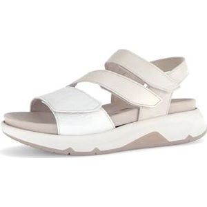 GABOR - Rollingsoft Sensitive 66.882.63 - Damessandalen - Wit - Plat