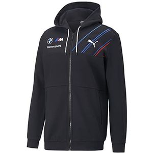 PUMA Heren Tops BMW M Motorsport Team hoodie met volledige ritssluiting voor heren L Anthracite Gray