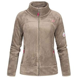 Geographical Norway UPALINE LADY - Zachte Warme Fleece Comfort - Winterjas Zachte Womens Badjas - Dikke Sweat Lange Mouwen Perfect Bont Sweater MOL S