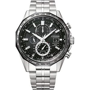 Citizen Heren chronograaf eco-drive horloge met titanium armband AT8218-81E, zilver, Eén maat, armband
