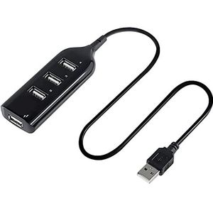 4-poorts draagbare 2.0 USB-hub, hoge snelheidsoverdracht, voor mobiele harde schijf