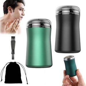 Ailsion Pocket Size Wasbaar Elektrisch Scheermes, Ailsion Shaver, Ailsion Pocket Scheerapparaat, Zakformaat Draagbaar scheerapparaat Nat en Droog Mens Scheermes USB, Elektrisch Scheermes voor Mannen